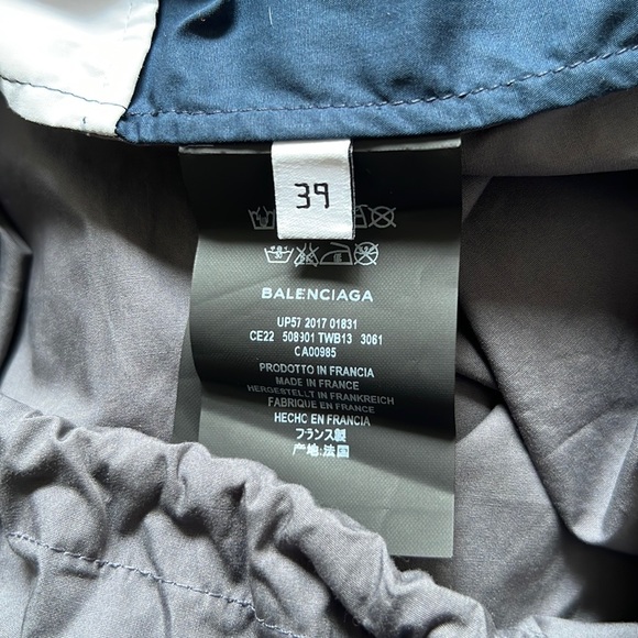 BALENCIAGA Colorblocked Cotton Oversized Track Jacket - Picture 7 of 16